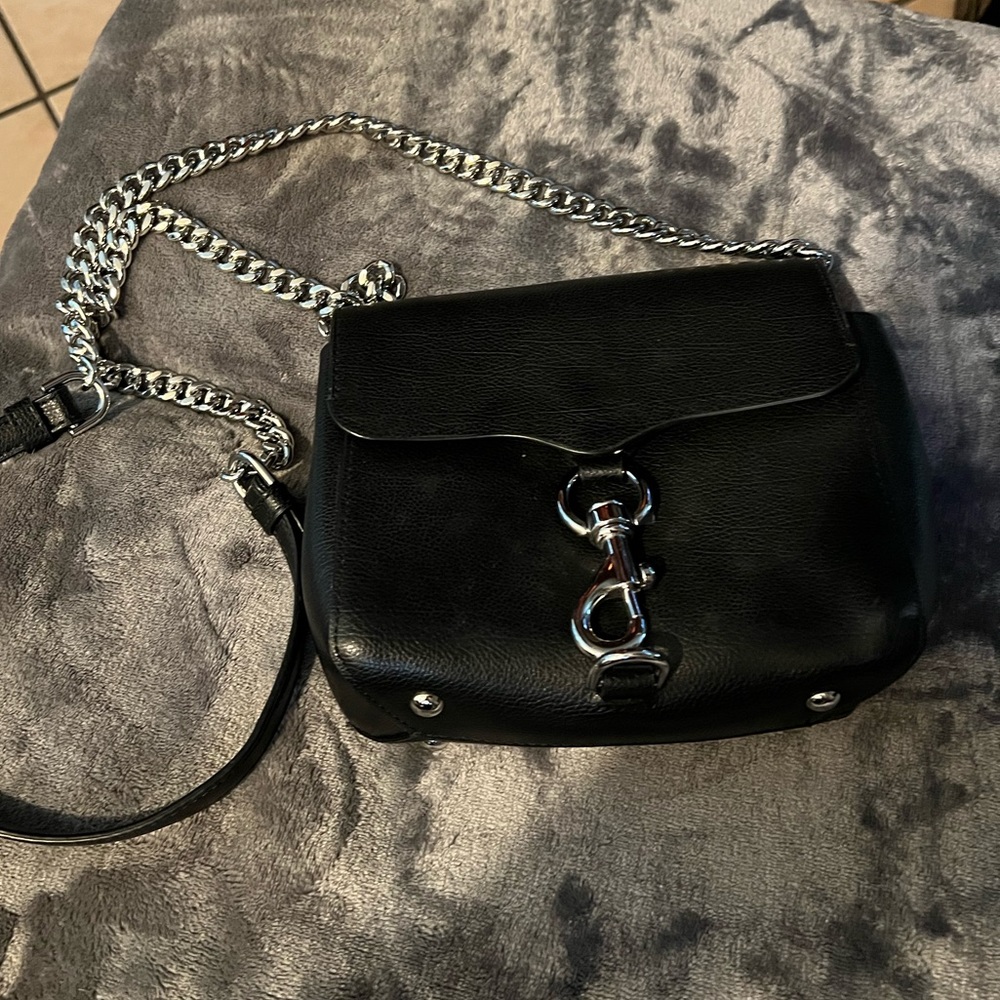 Rebecca Minkoff leather crossbody bag.